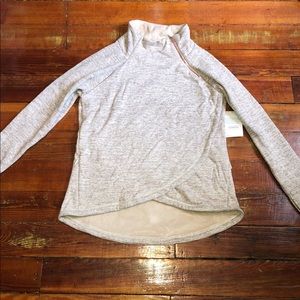 Athleta Cozy Karma Asymmetrical ZIP